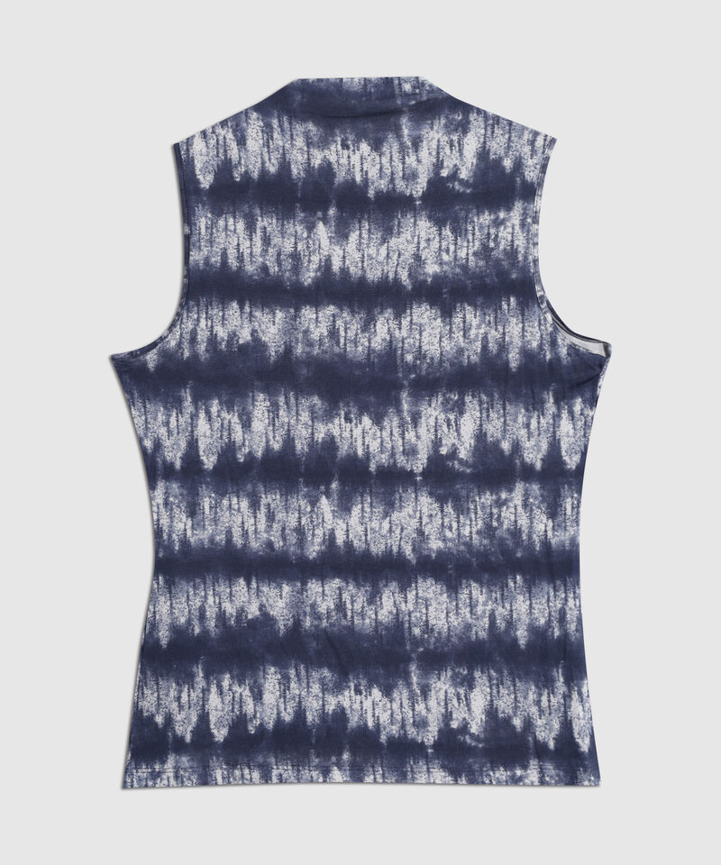 Camiseta Para Mujer Cuello Alto Estampado