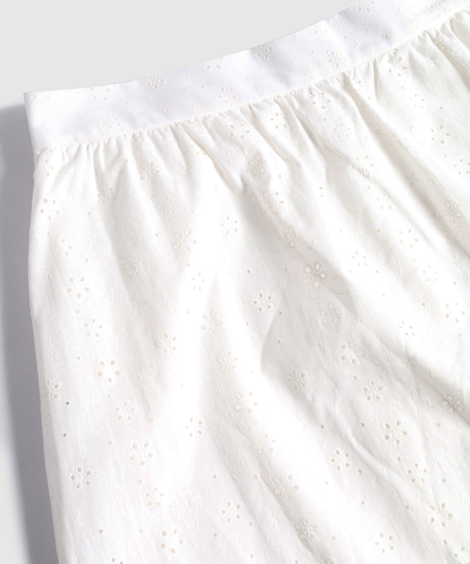 Falda Para Mujer Tejido Calado Y Pretina El&aacute;stica