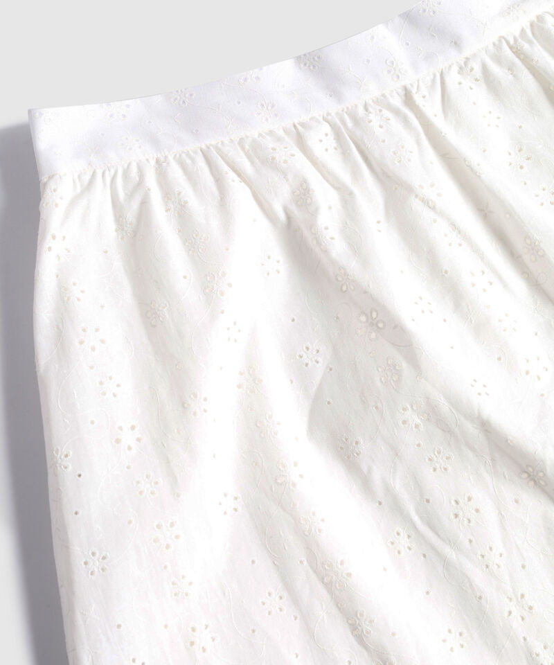 Falda Para Mujer Tejido Calado Y Pretina El&aacute;stica