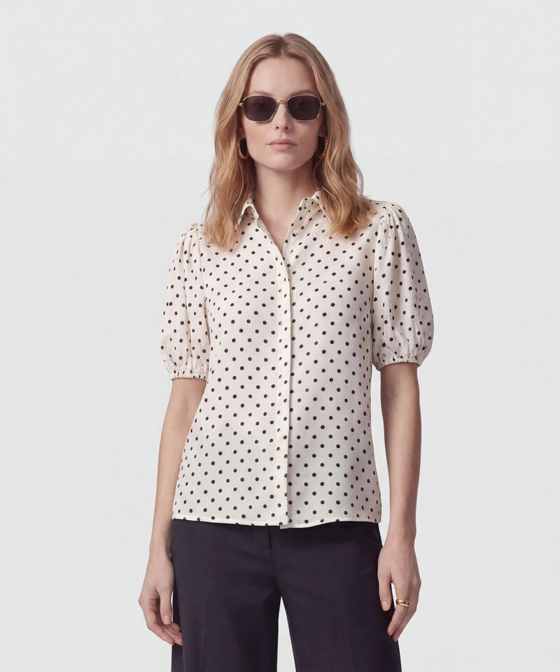 Camisa Manga Corta Globo