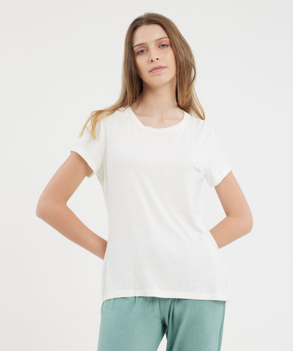 Camiseta Interior Pack X2 Unicolor Con Screen  Estampada
