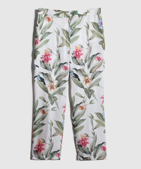 Pantalon Estampado Fluido