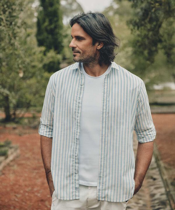 Camisa a rayas  image number null