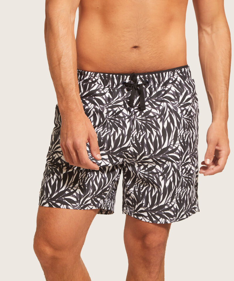 Bermuda Bañadora Estampada Tejido Plano