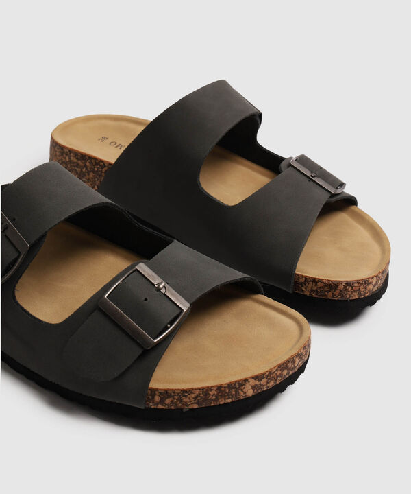 Sandalias En Efecto Cuero image number null