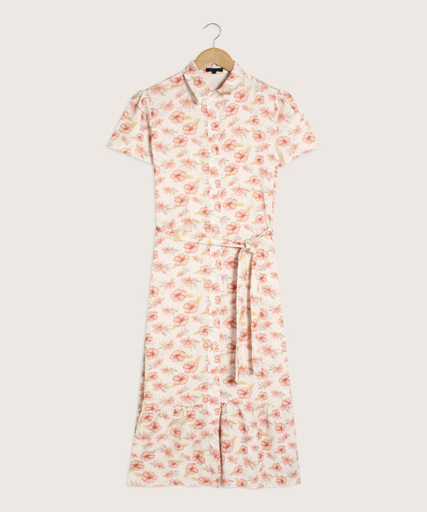 Vestido Estampado Camisero