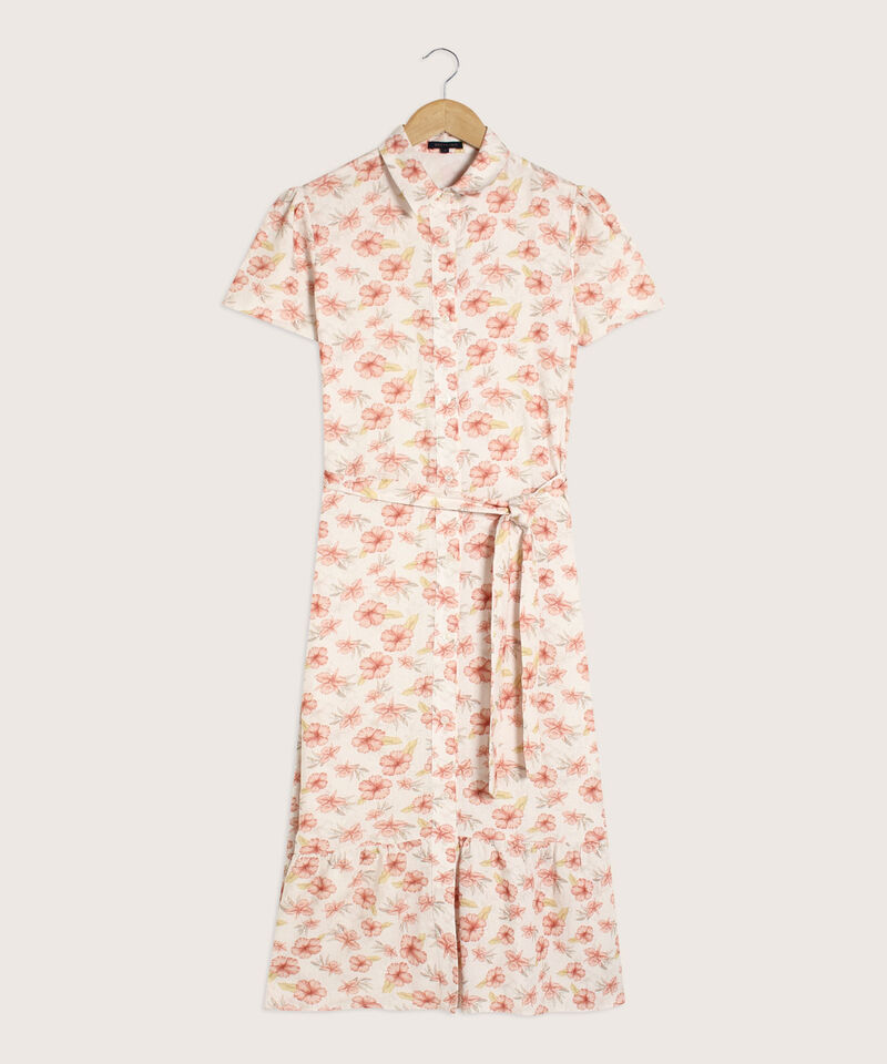 Vestido Estampado Camisero