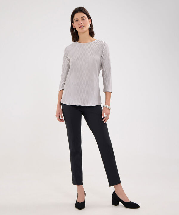 Blusa Plisada Efecto Metalizado image number null