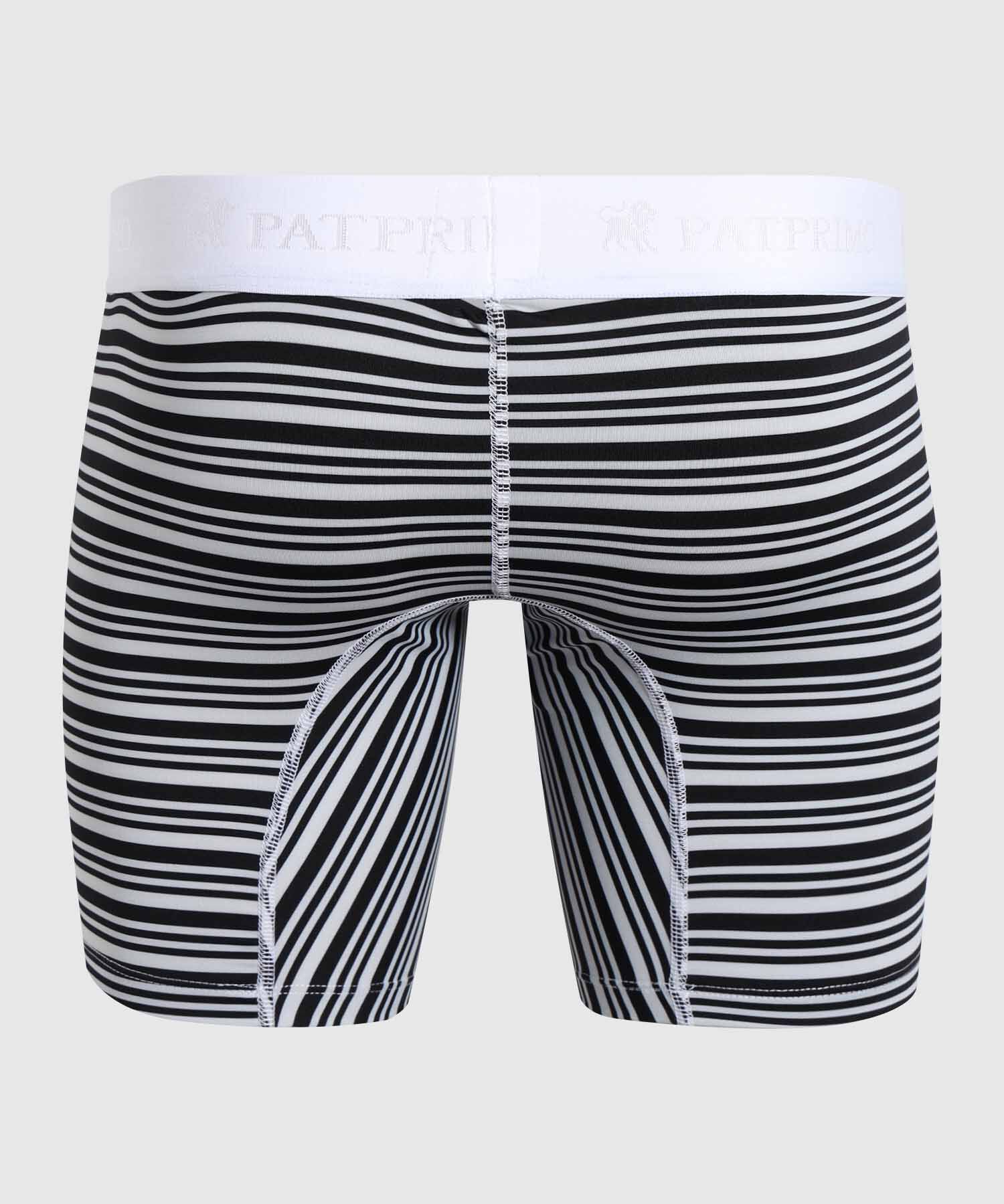 Bóxer Medio Estampado A Rayas