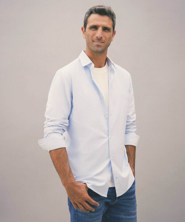 Camisa Oxford Regular Fit Para Hombre image number null
