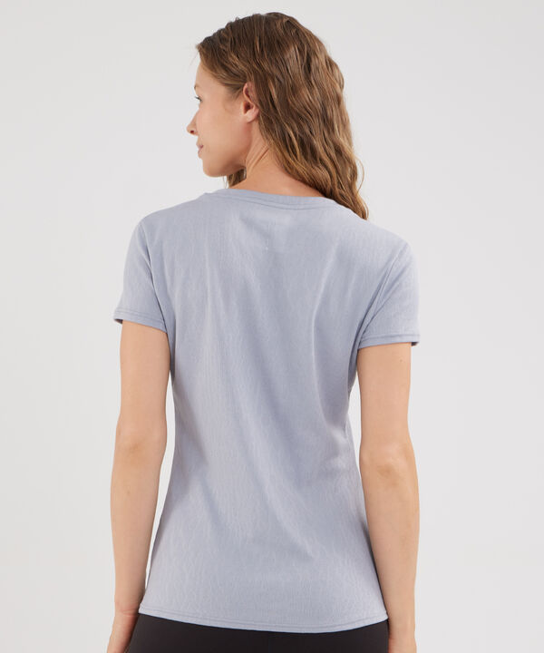 Camiseta Unicolor Texturizada