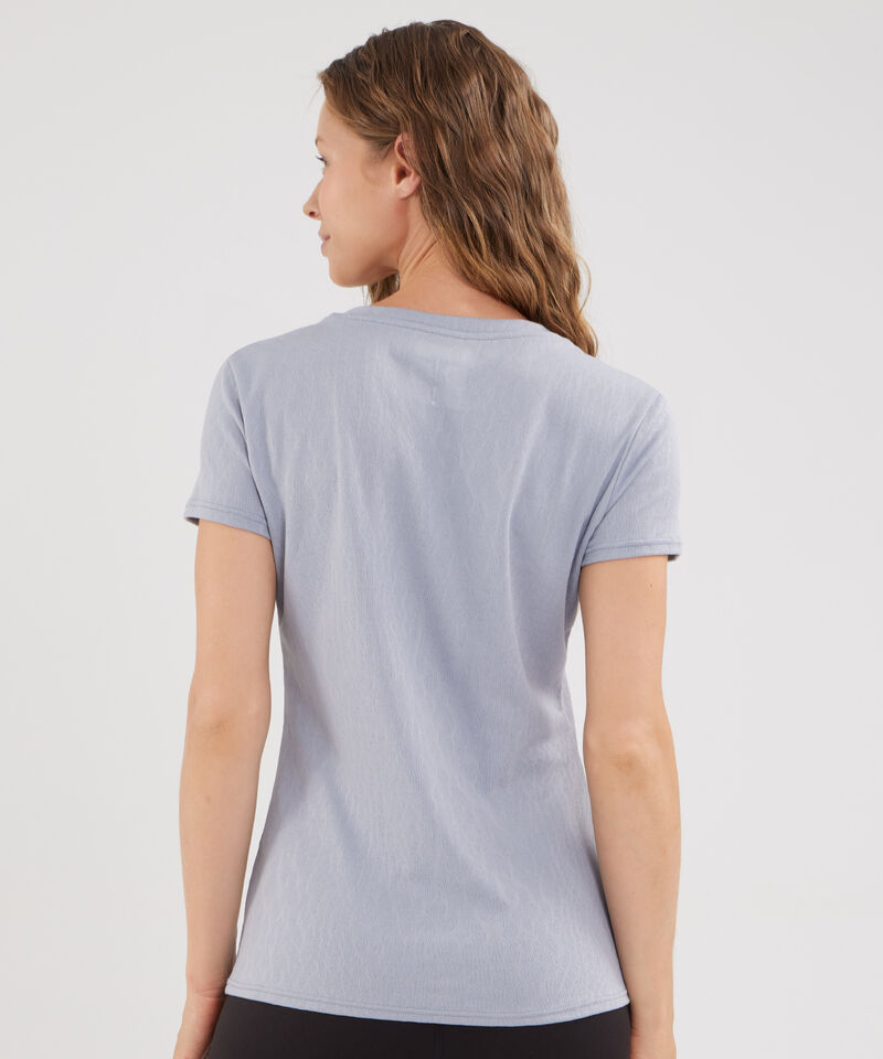 Camiseta Unicolor Texturizada
