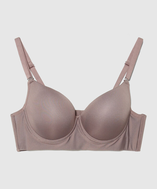Brasier Copa Entera Unicolor Talle Largo