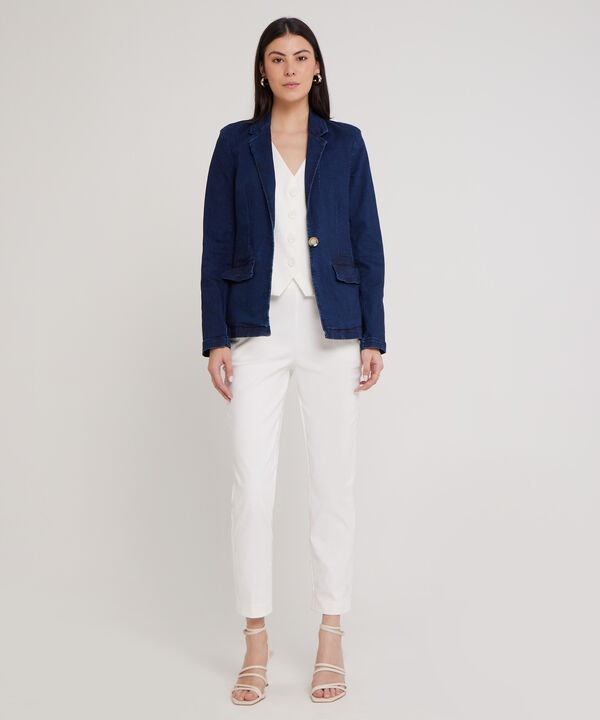 Blazer Femenino Tono Oscuro