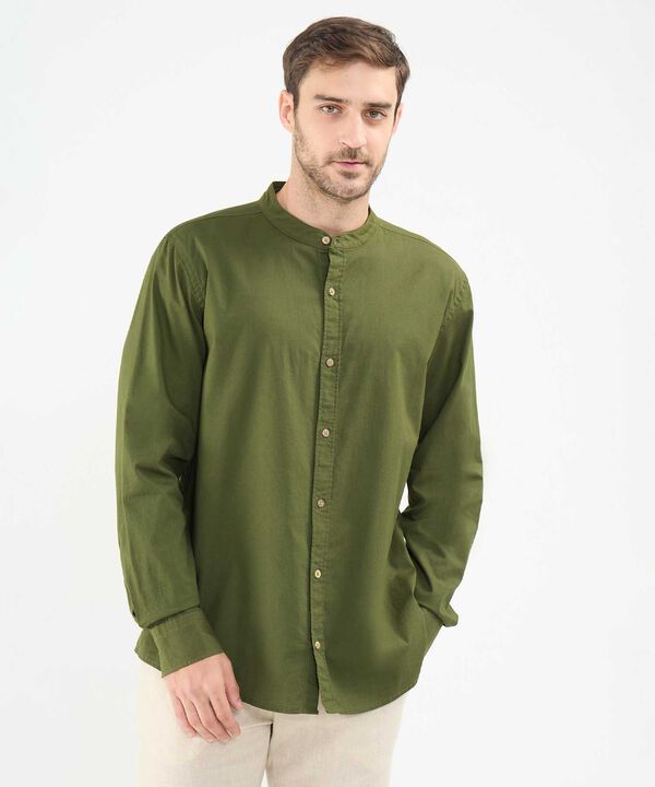Camisa Cuello Mao image number null