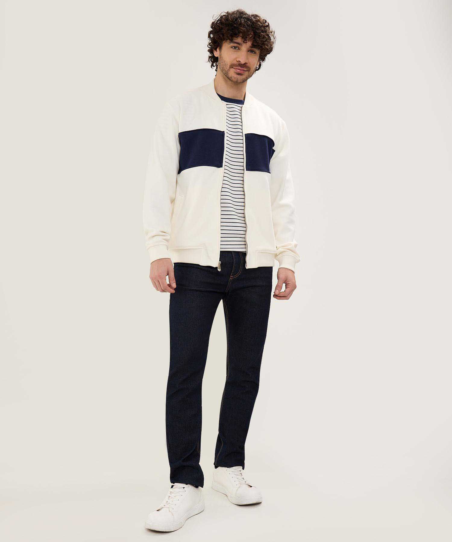 Buzo Bomber en Bloques