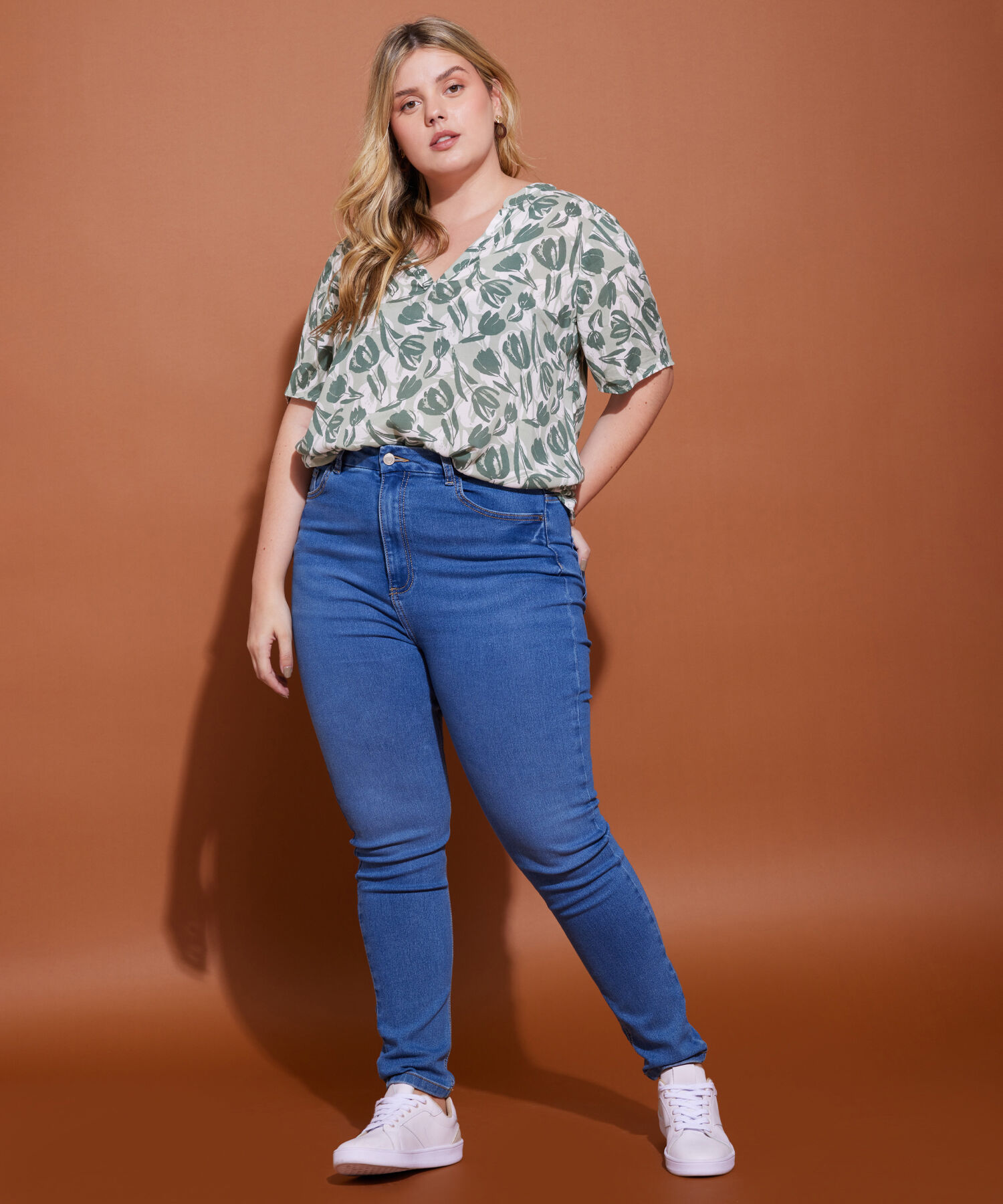 Jean Fit Curvy Tono Medio Claro