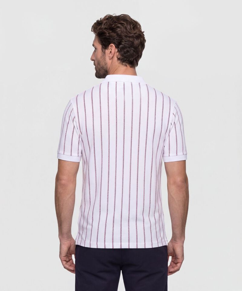 Polo Hombre Manga Corta con Cuello de Rib