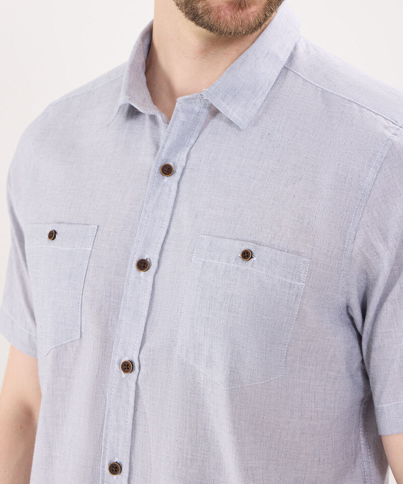 Camisa en Efecto Rústico