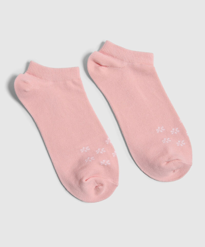 Pack x 2 Medias Tobilleras con Flores