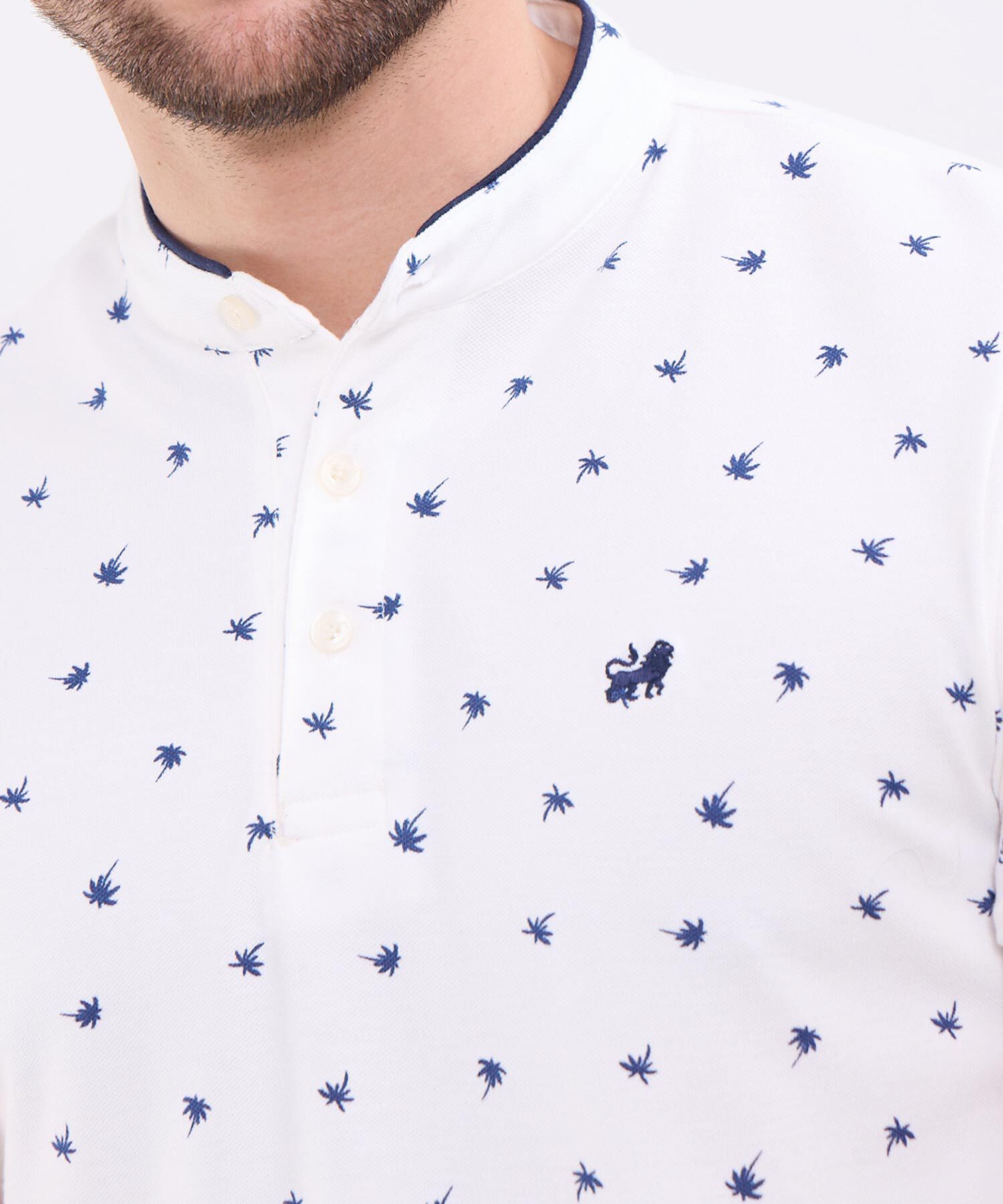 Polo Estampada Para Hombre