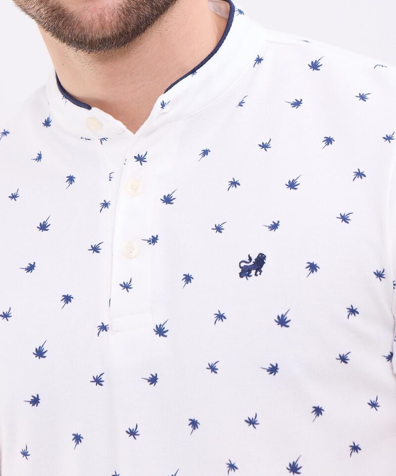 Polo Estampada Para Hombre