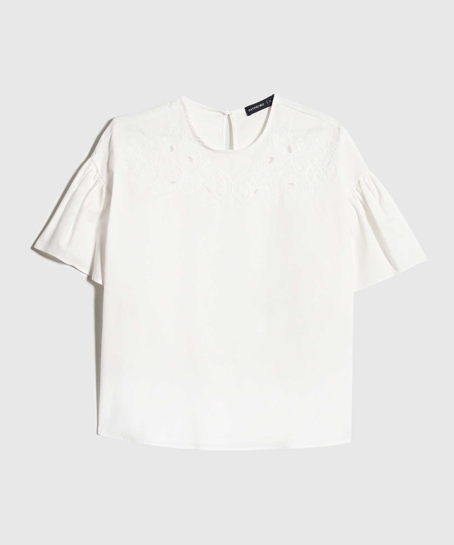 Blusa Bordado Floral