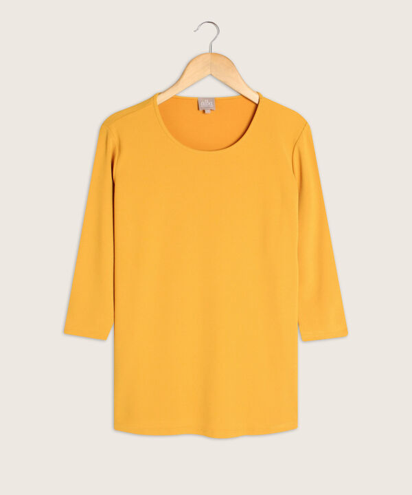 Camiseta Manga 3/4 Unicolor