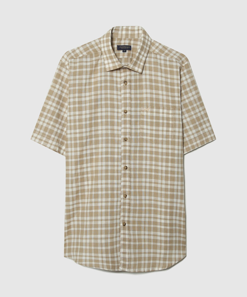 Camisa, Manga Corta Con Bolsillo