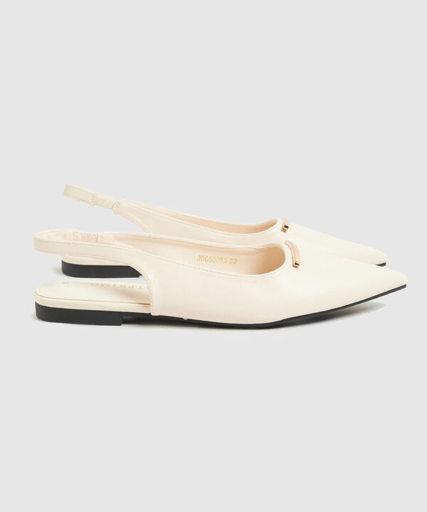 Zapato Destalonado De Punta Para Mujer