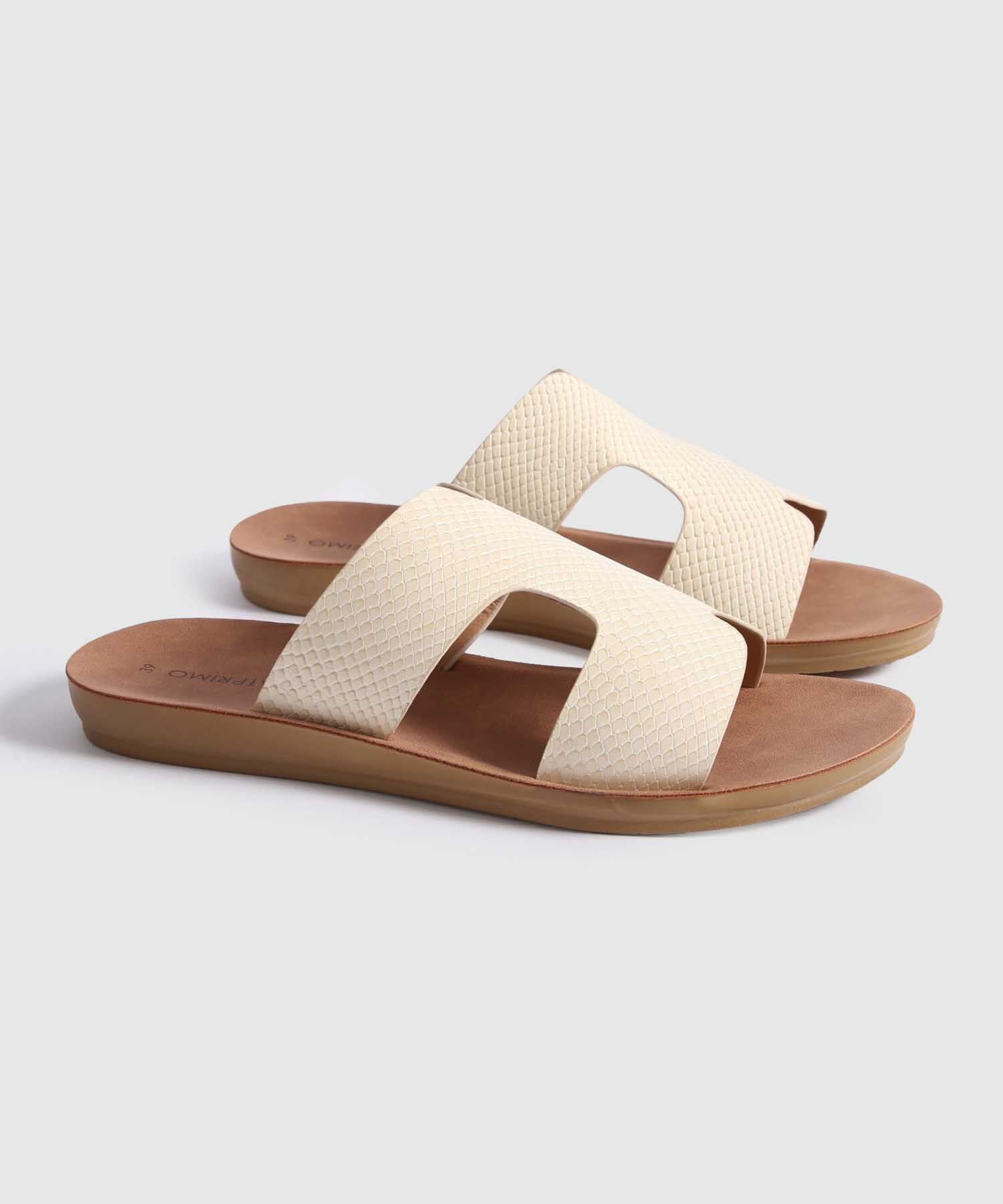 Sandalias en Efecto Piel