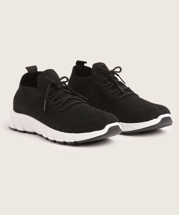 Tenis Deportivos Tipo Media Con Cordones Para Mujer