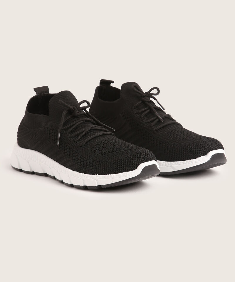 Tenis Deportivos Tipo Media Con Cordones Para Mujer