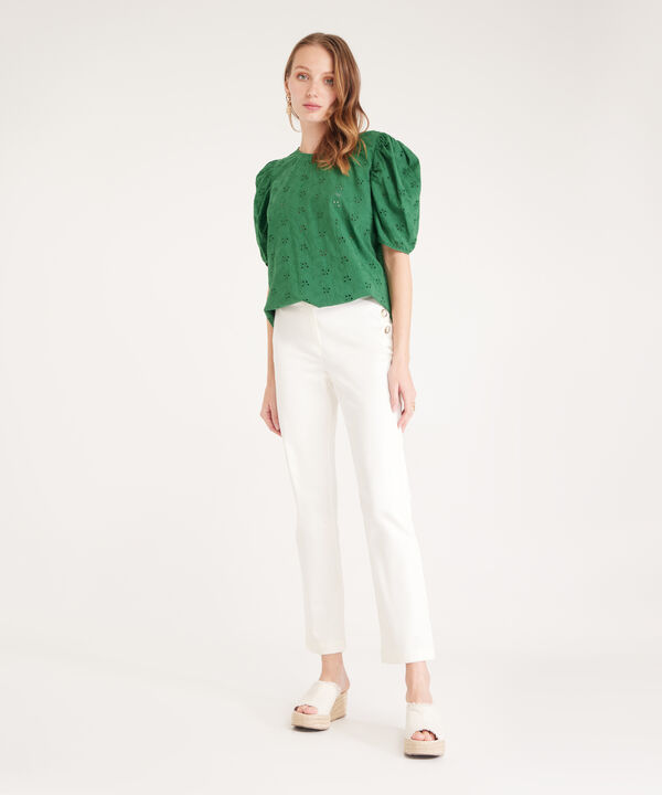 Pantalon Con Botones En Diagonal image number null