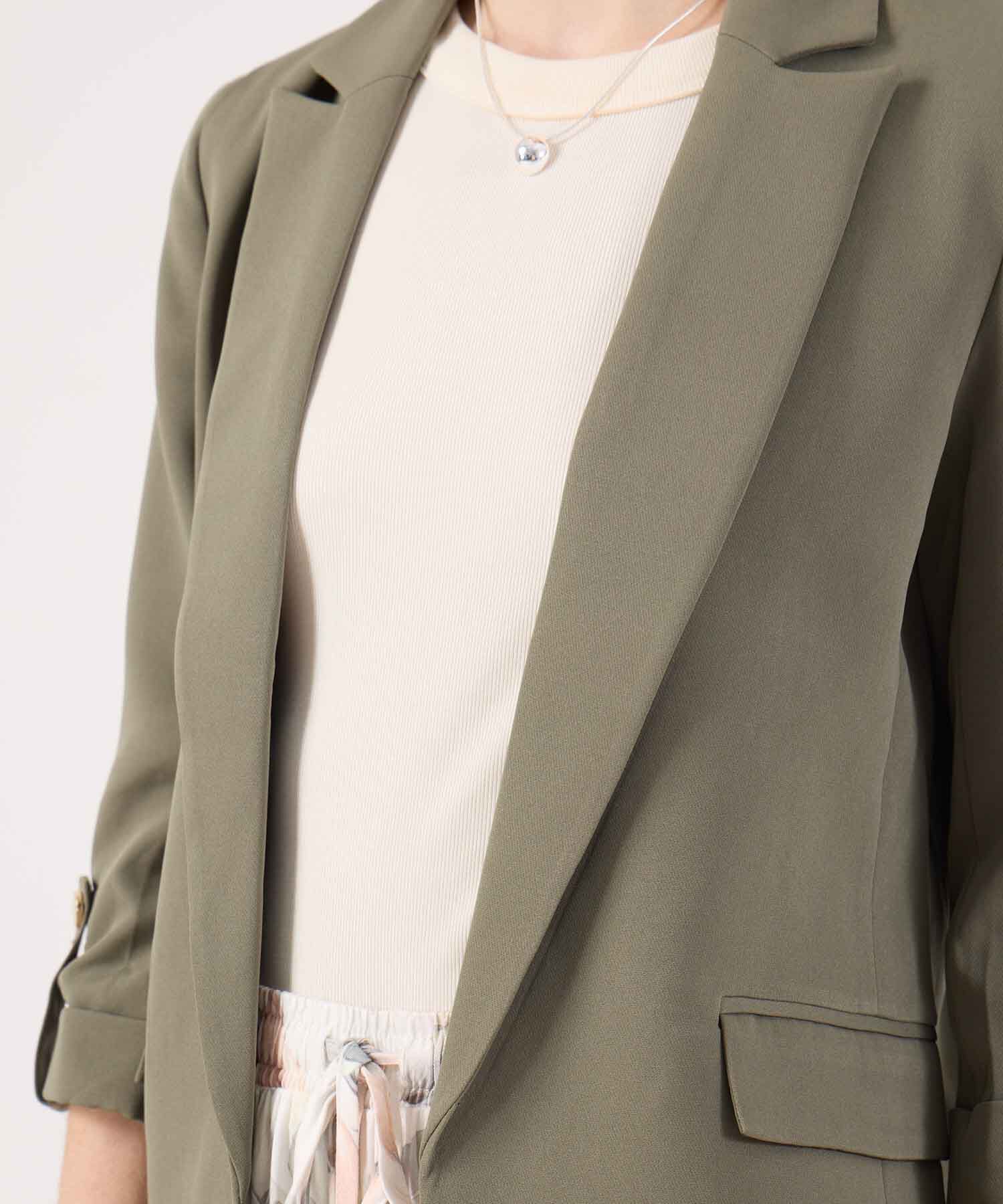 Blazer Unicolor Con Charreteras