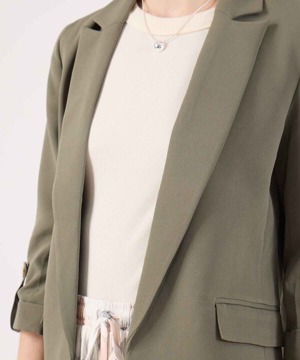 Blazer Unicolor Con Charreteras image number null