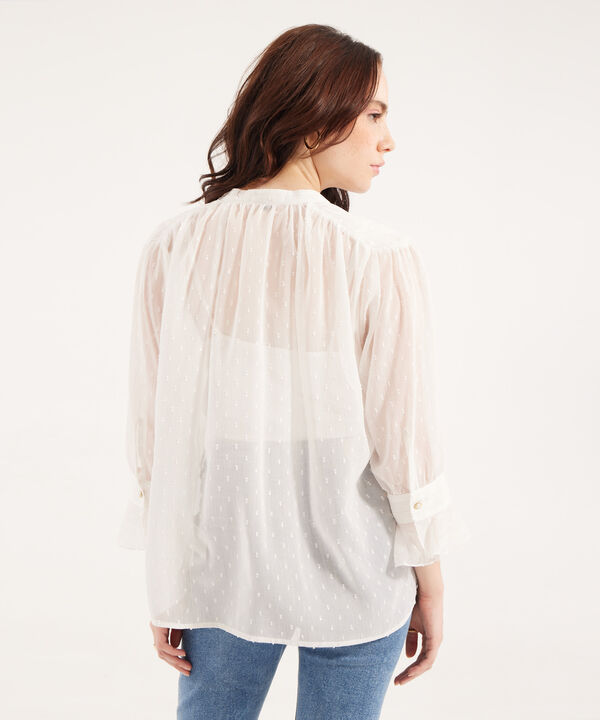 Blusa Manga ¾ en Velo