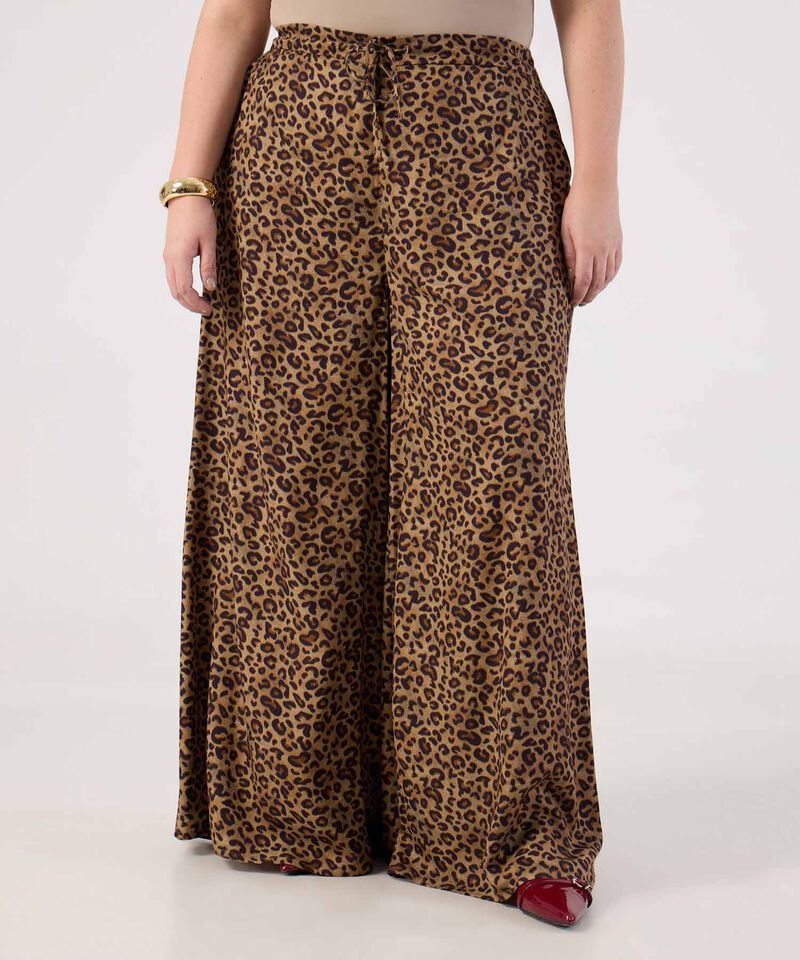 Pantalon animal print para mujer curvy