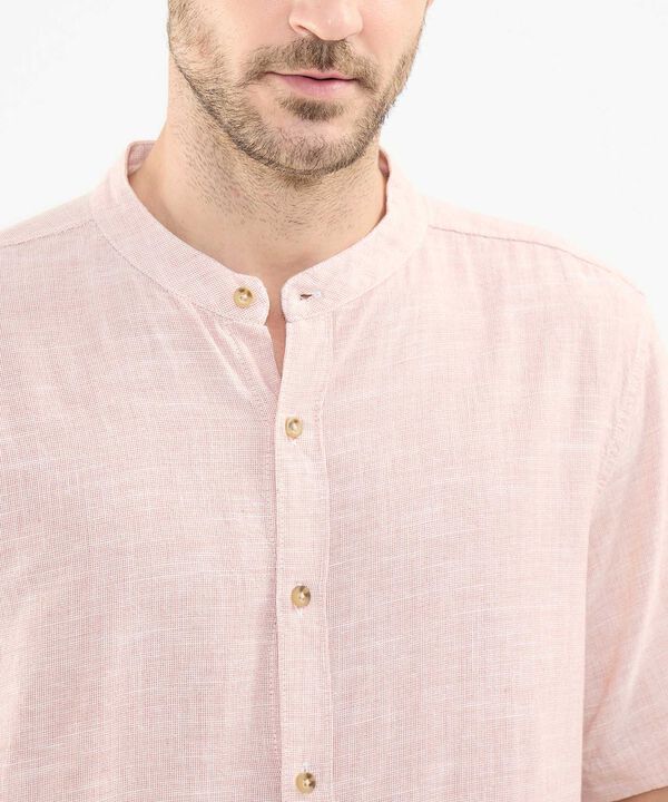 Camisa en Efecto Lino image number null