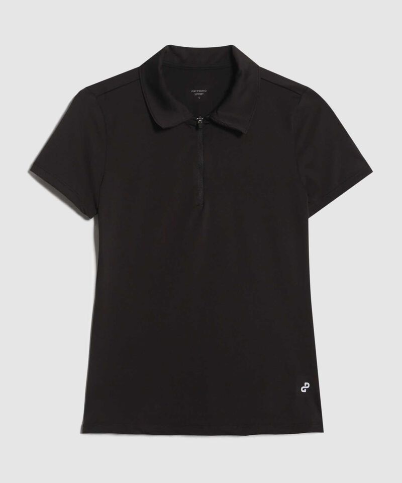 Polo Deportiva con Cierre