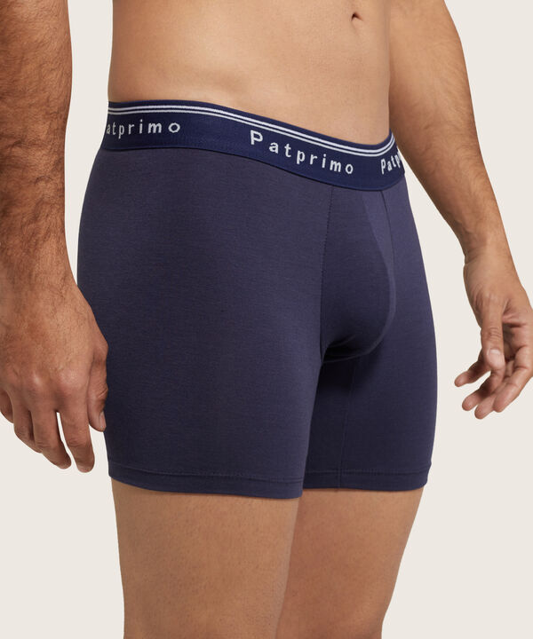Boxer Pack X3 Pantaloncillo Medio Unicolor Algodón
