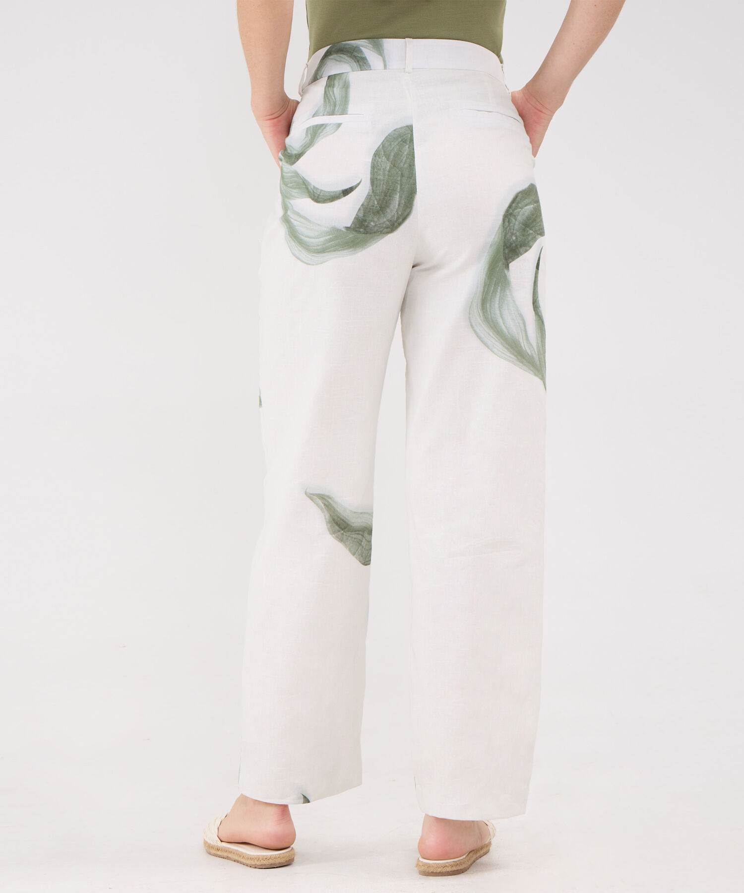 Pantalón Lino Estampado