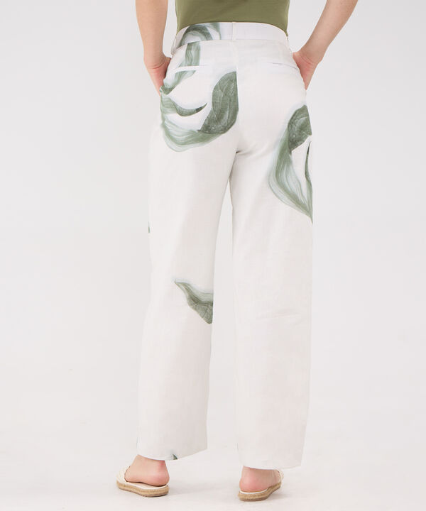 Pantalón Lino Estampado