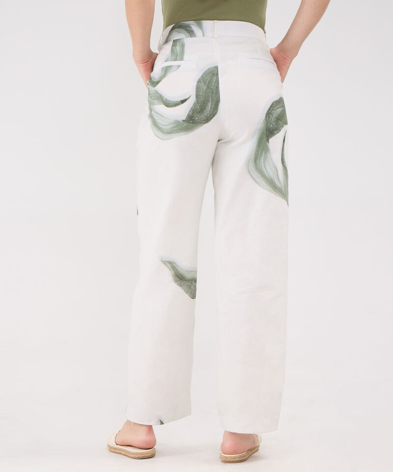 Pantalón Lino Estampado