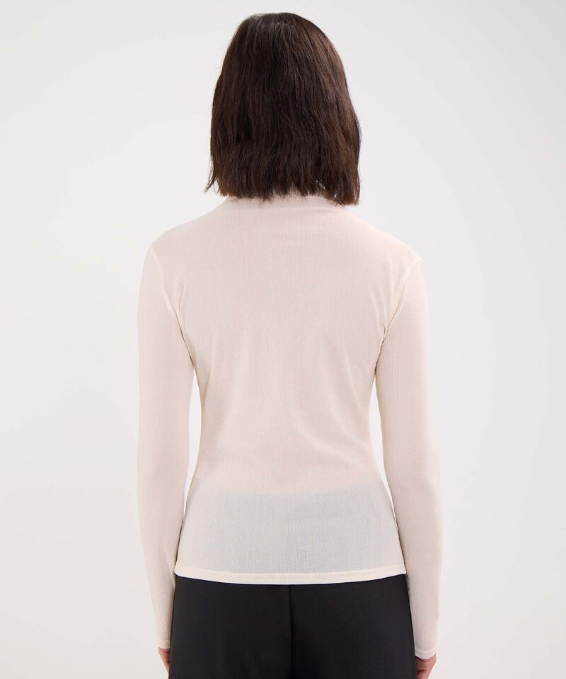 Camiseta Acanalada con Brillos