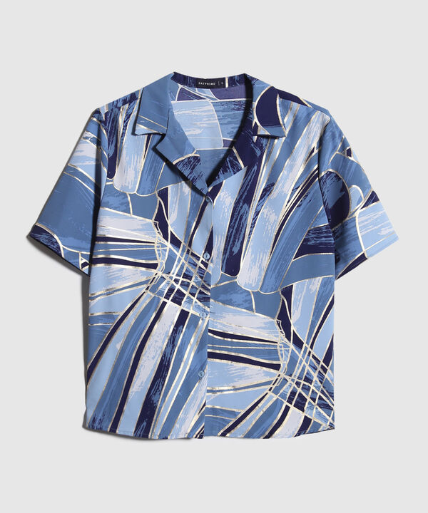 Camisa Cuello Resort Estampada