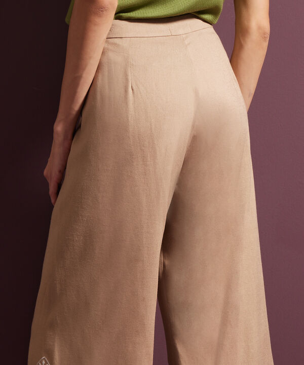 Pantalón Culotte Bordado