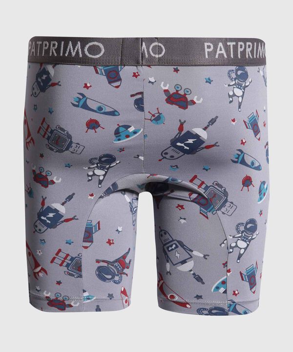 Pantaloncillo Boxer Estampado En Microfribra Junior 