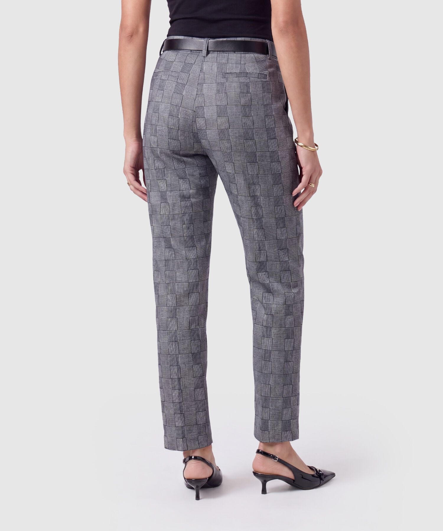 Pantal&oacute;n Recto Estampado Mujer