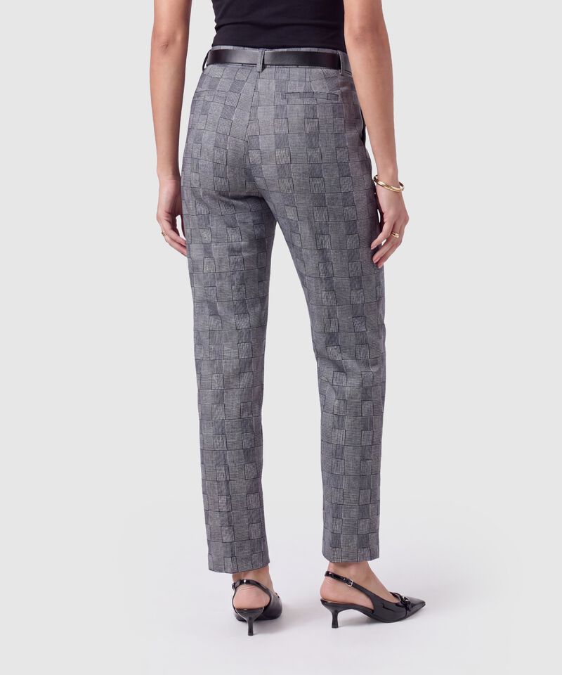 Pantal&oacute;n Recto Estampado Mujer